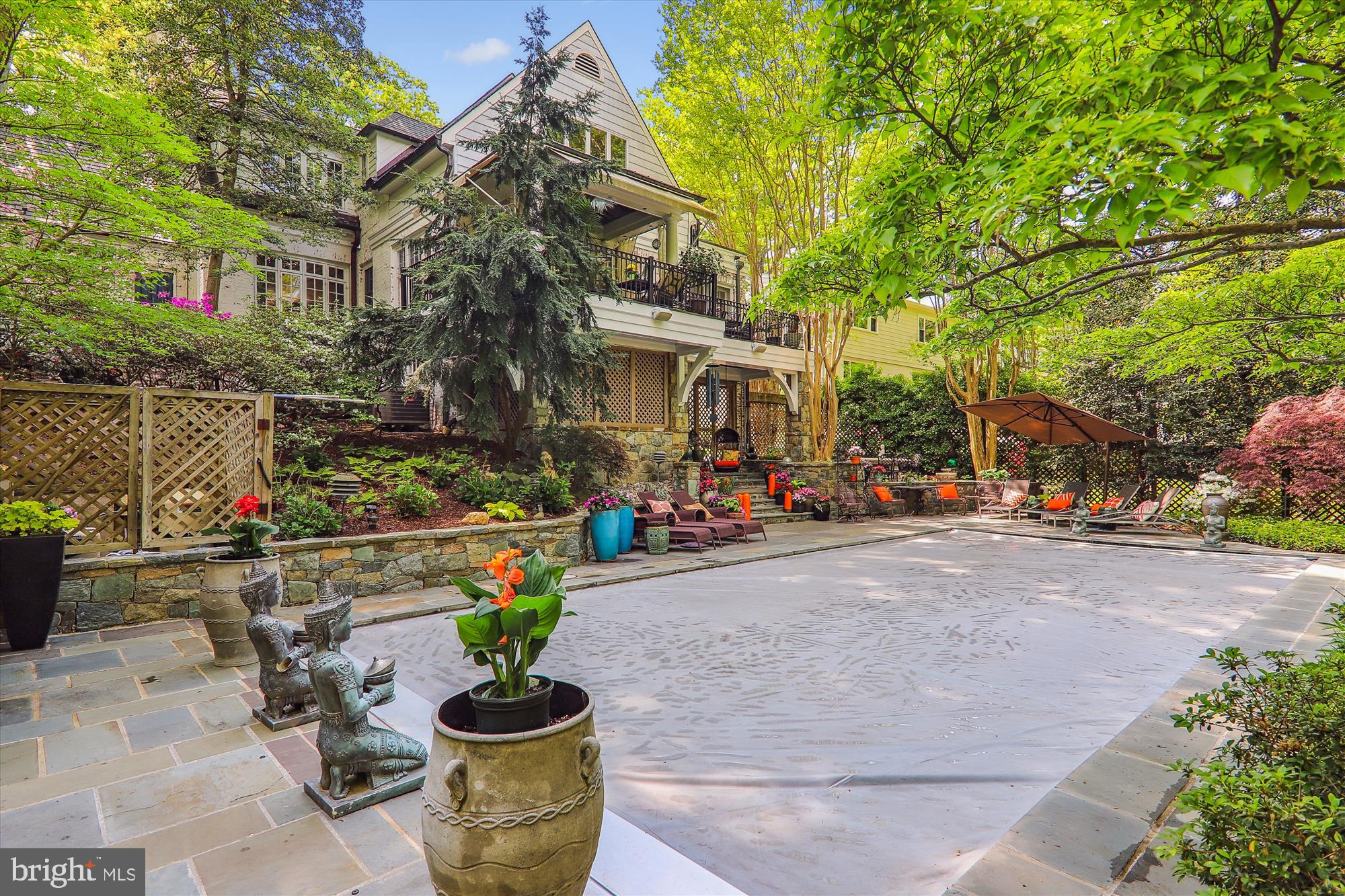 2721 Daniel Road Chevy Chase, MD 20815 - Photo 97 of 110 Rear Patio & Pool