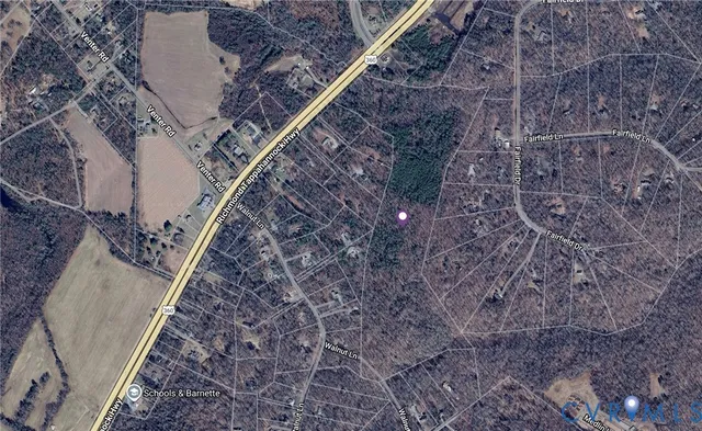 a bird view of a house