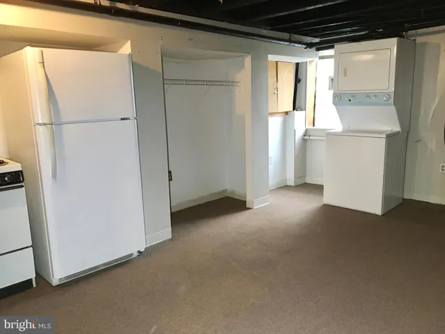 a view of a storage & utility room