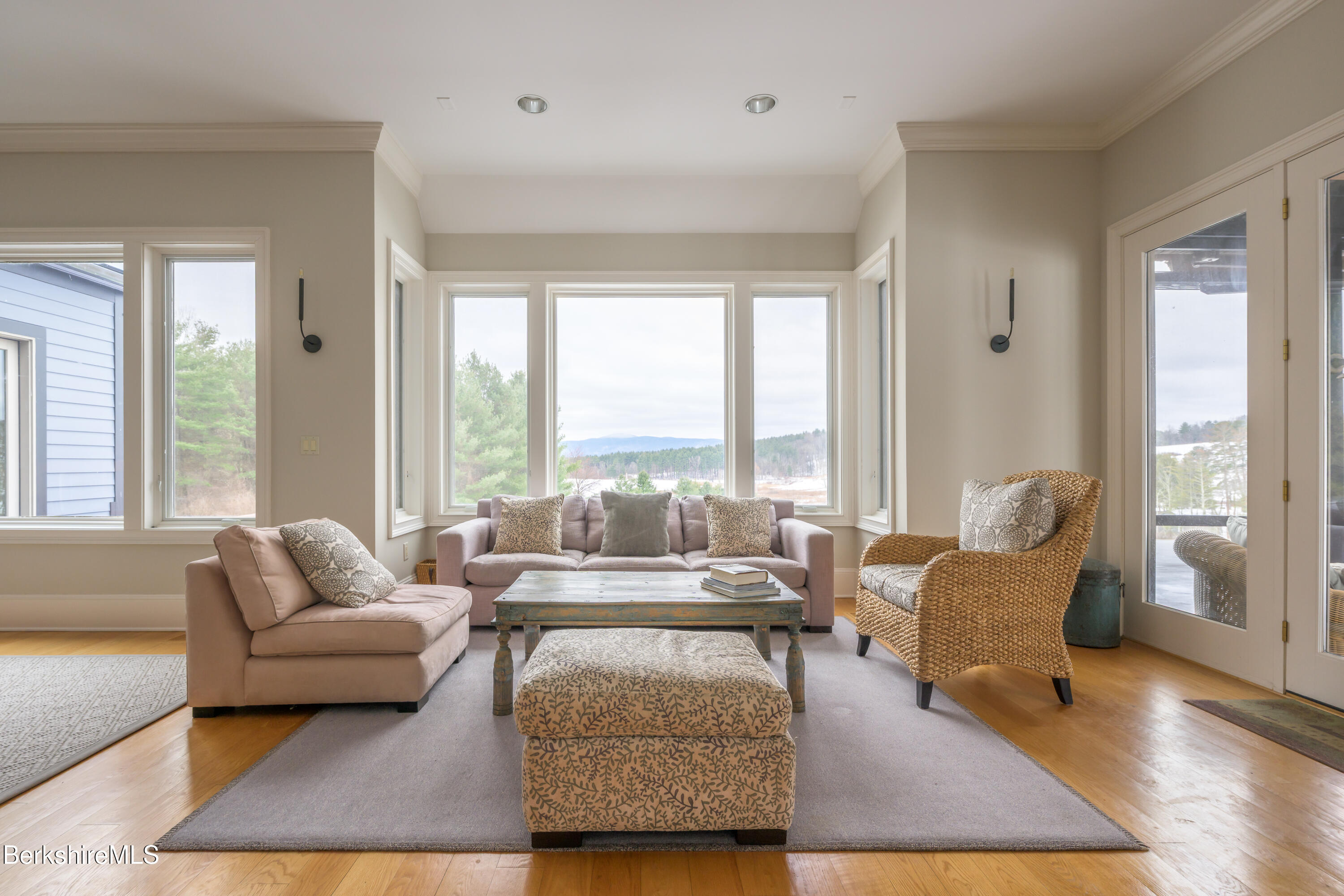58 Round Hill Road Great Barrington, MA 01230 - Photo 14 of 79 a living room with furniture and a large window