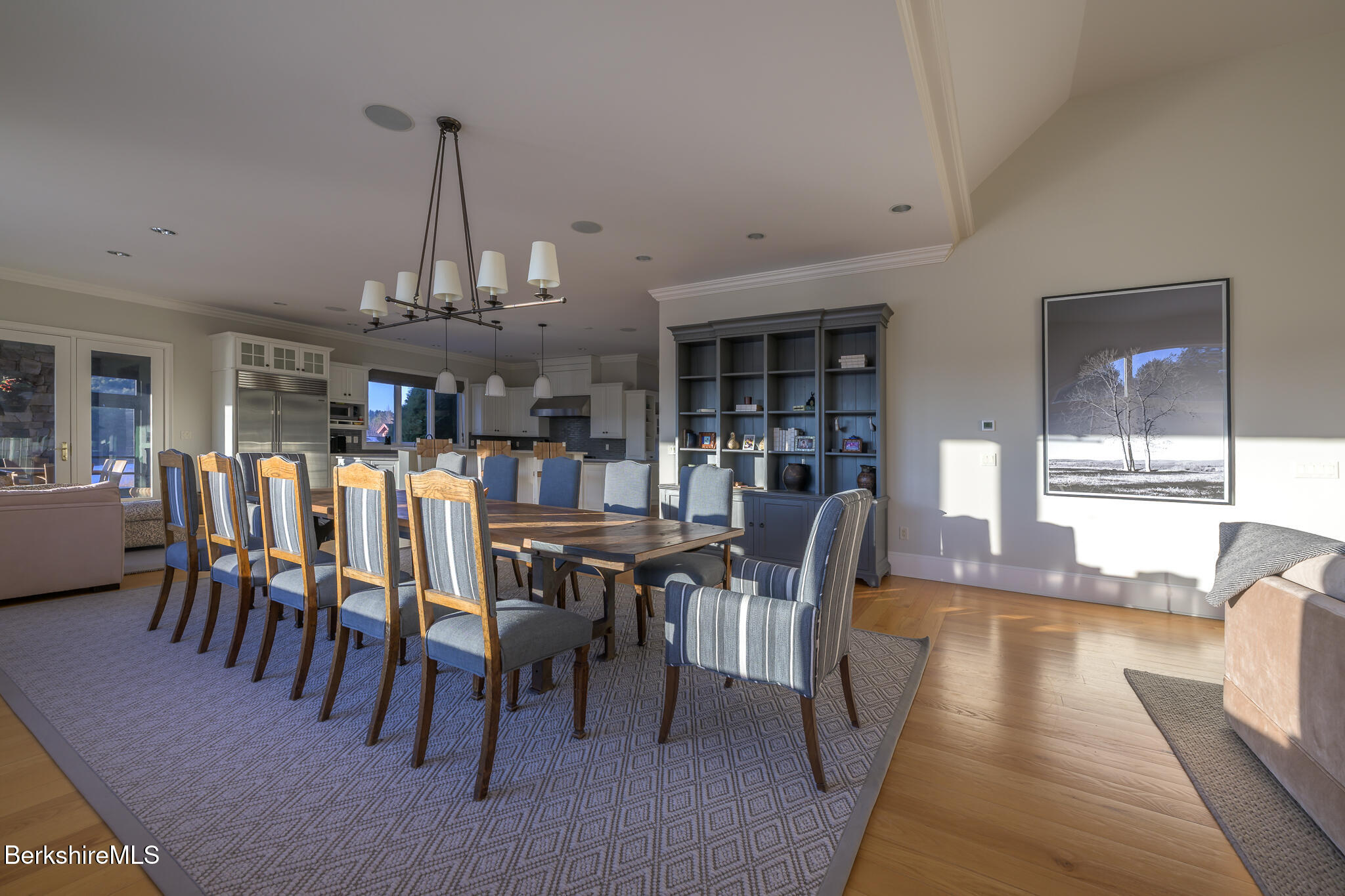 58 Round Hill Road Great Barrington, MA 01230 - Photo 17 of 79 a view of a dining room with furniture and wooden floor
