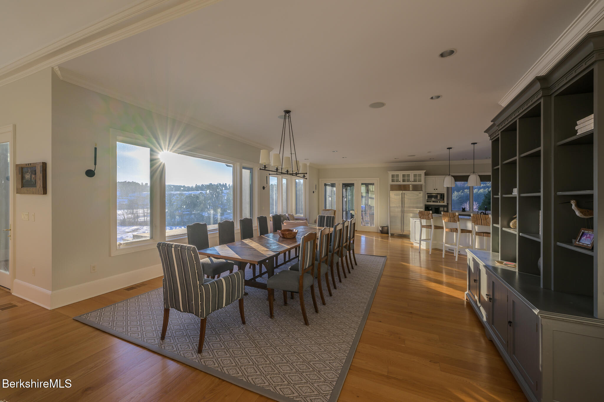 58 Round Hill Road Great Barrington, MA 01230 - Photo 18 of 79 a dining room with furniture window and wooden floor