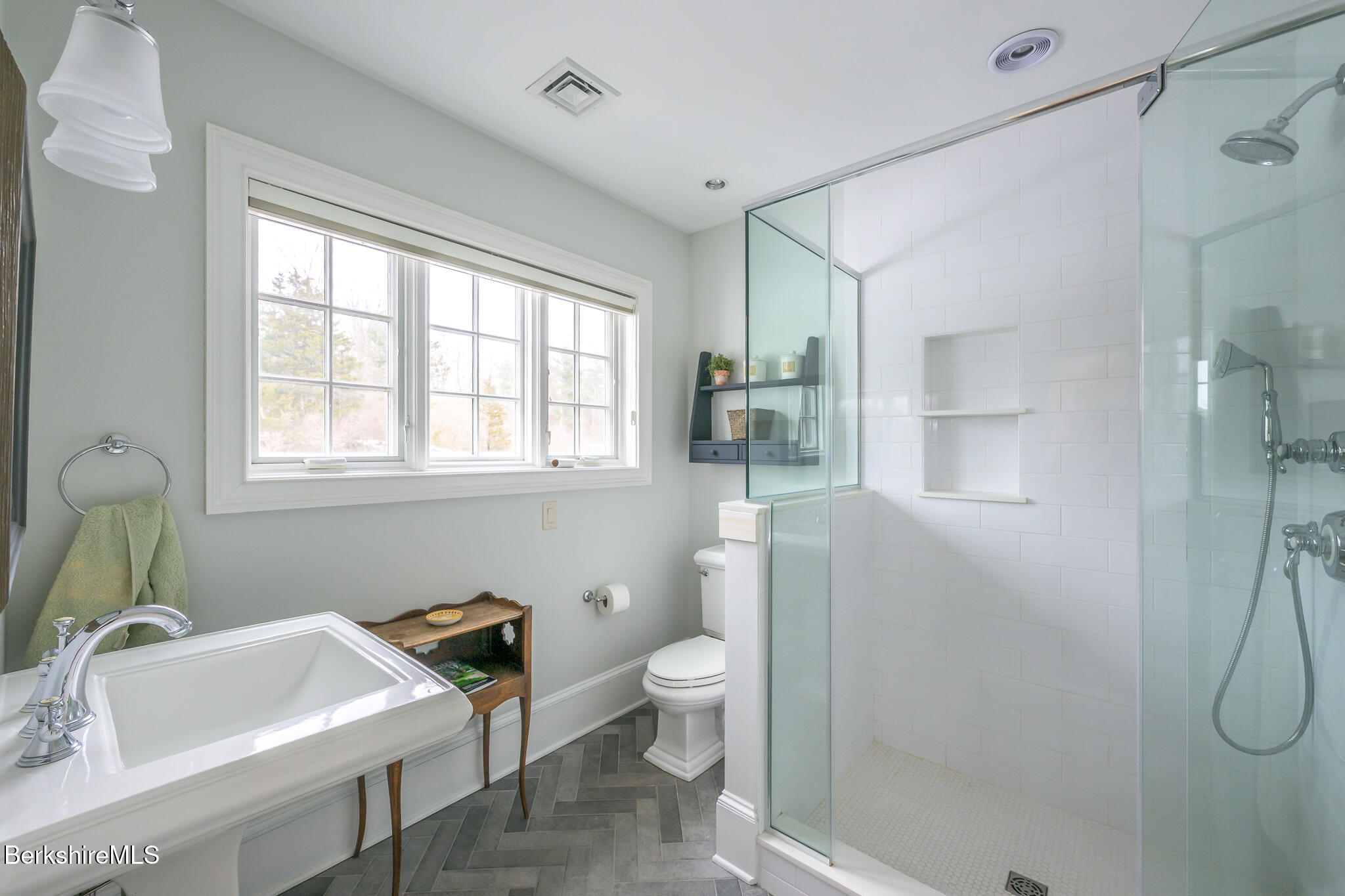 58 Round Hill Road Great Barrington, MA 01230 - Photo 52 of 79 a bathroom with a sink toilet and shower