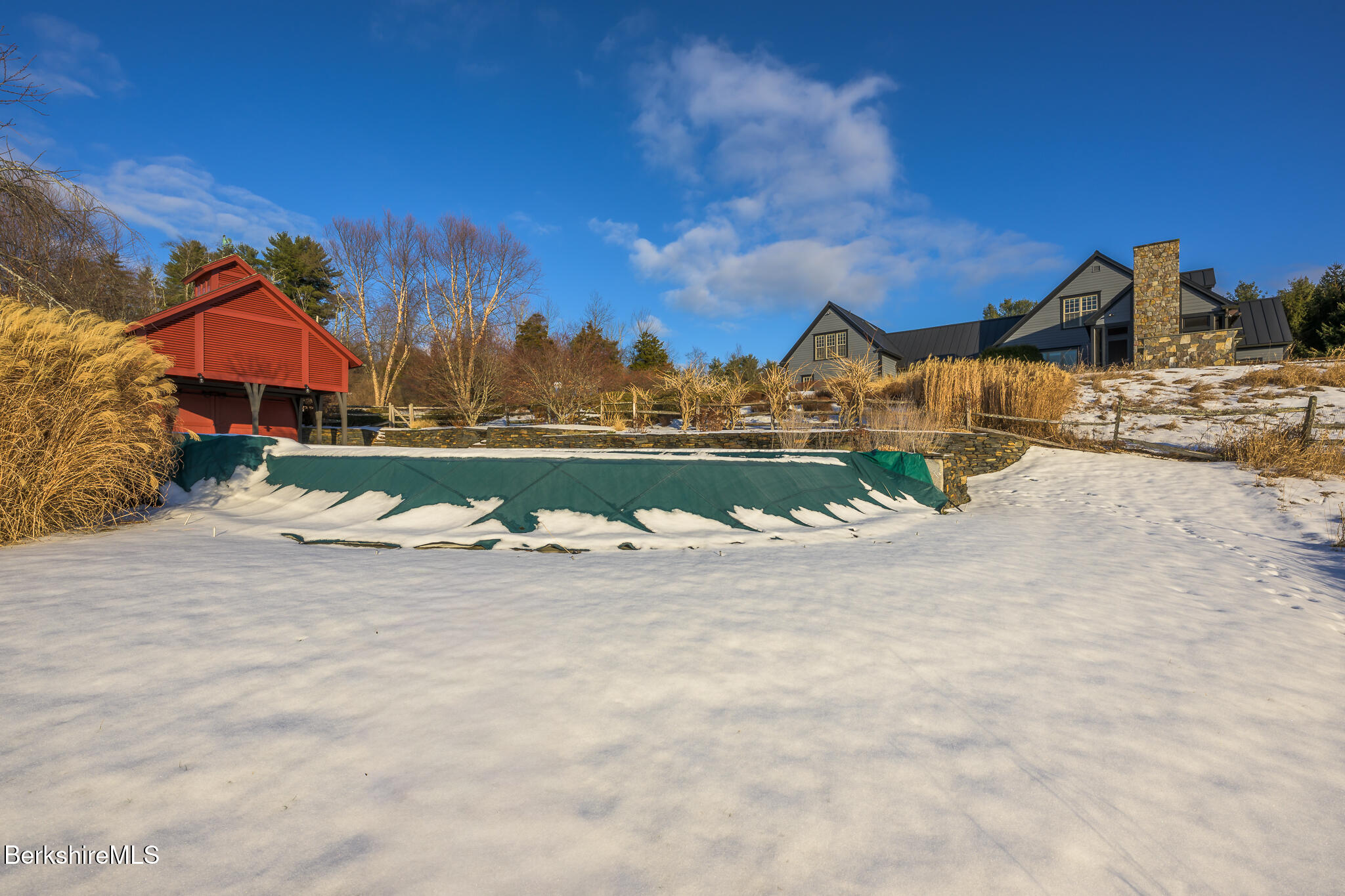 58 Round Hill Road Great Barrington, MA 01230 - Photo 63 of 79 a view of swimming pool and a yard