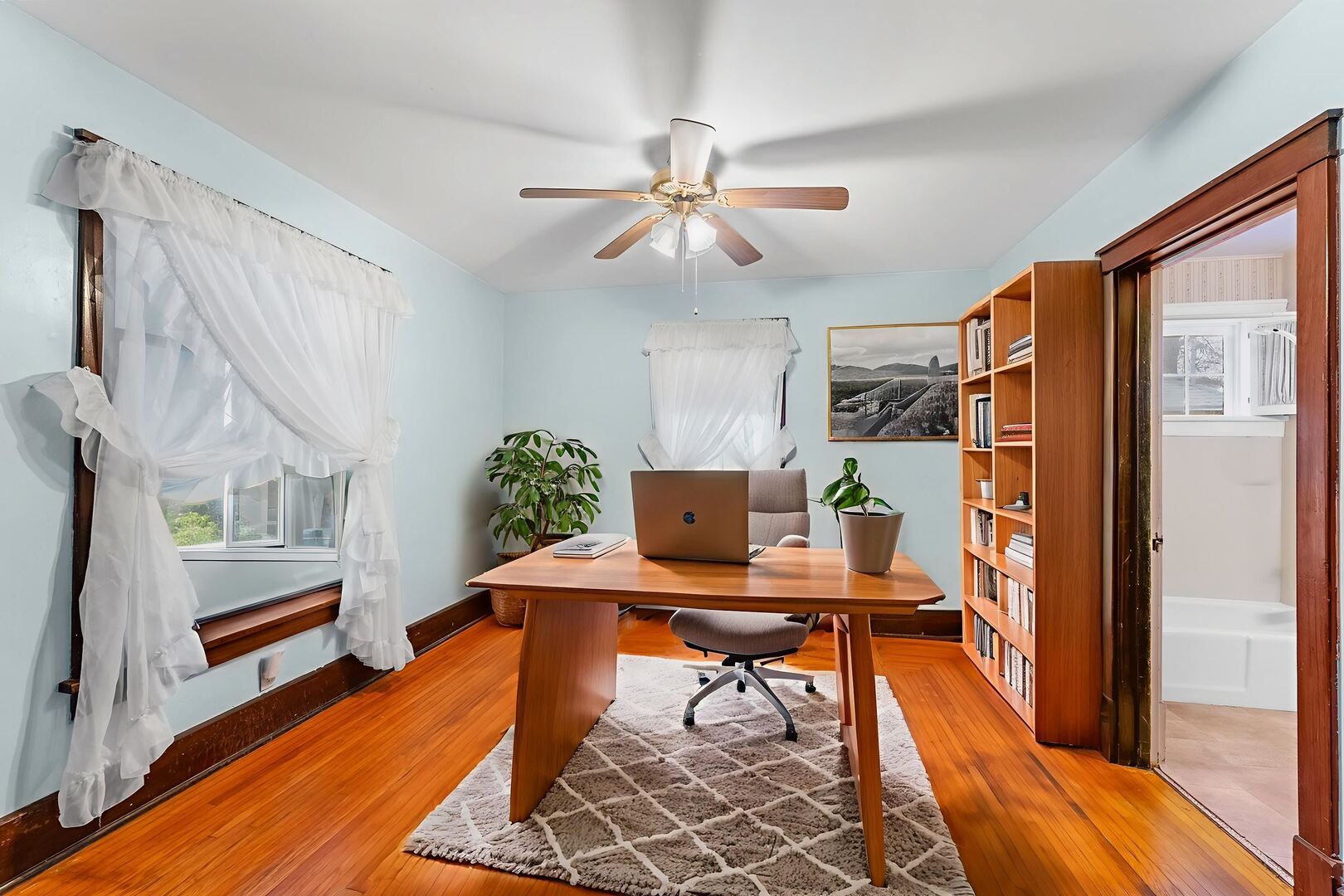 107 East Liberty Street Joy, IL 61260 - Photo 9 of 19 a workspace with furniture and a window