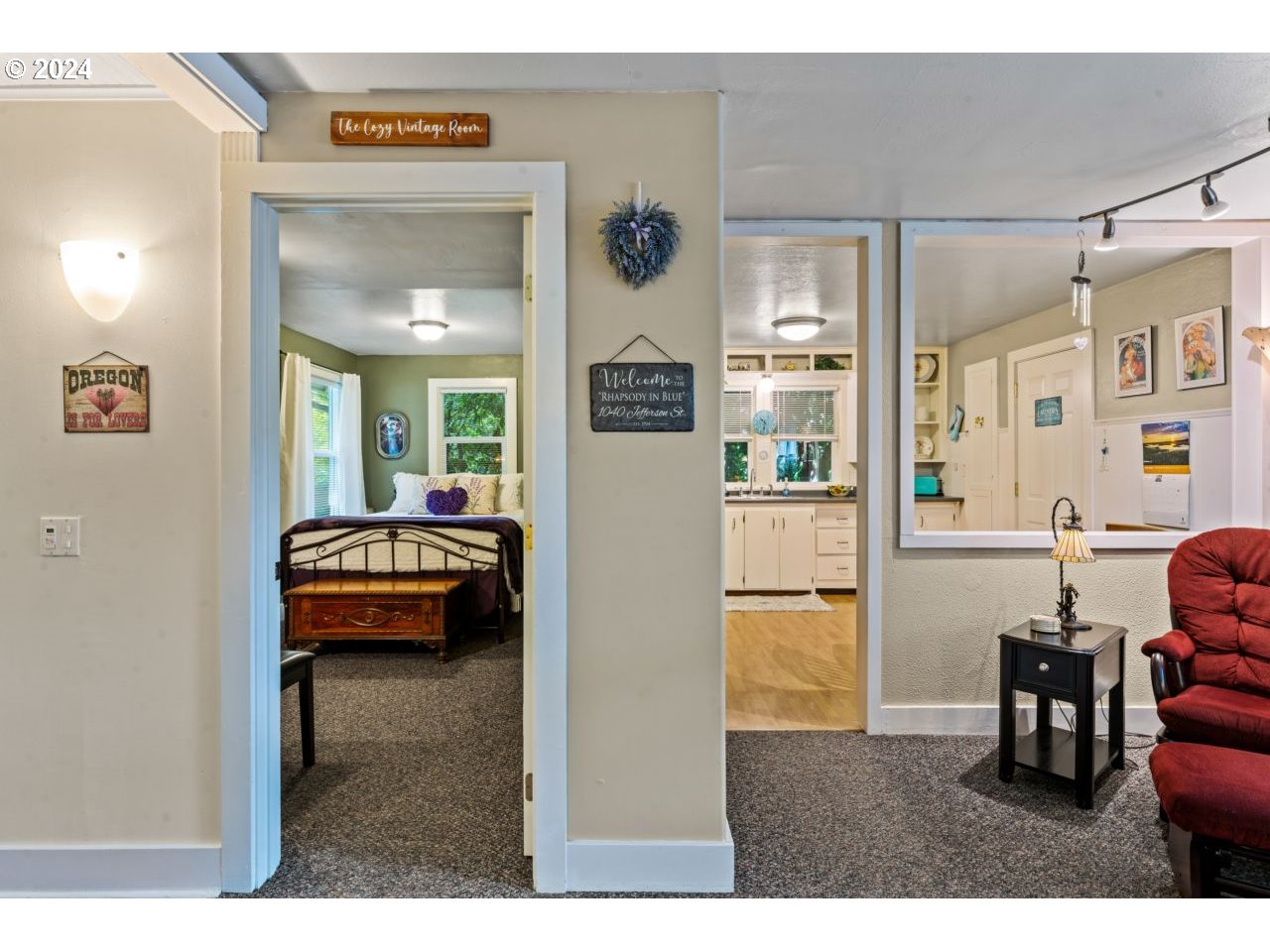 1040 Jefferson Street Eugene, OR 97402 - Photo 3 of 36 a balcony with furniture and a potted plant