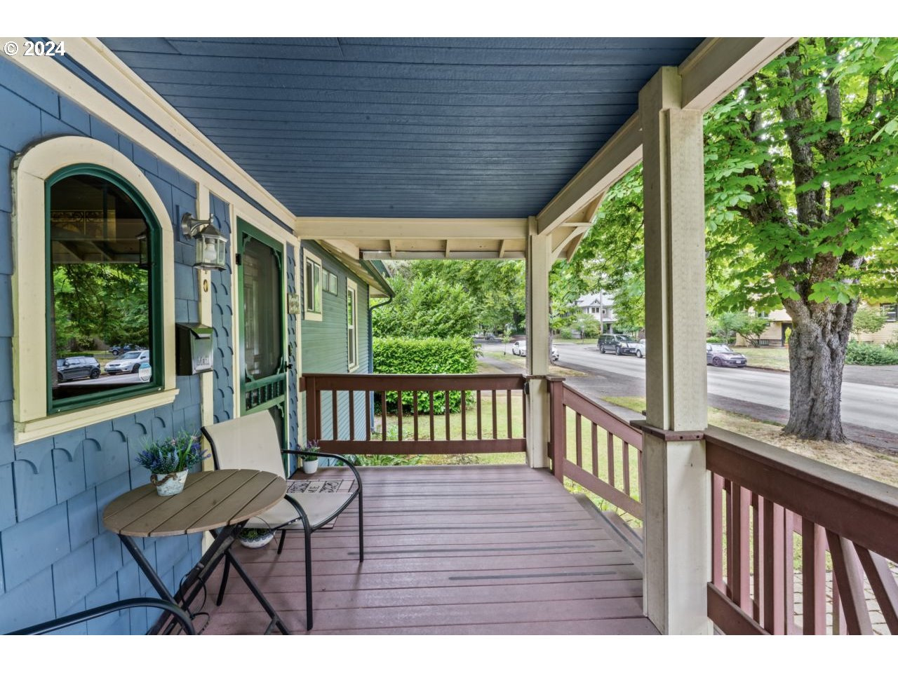 1040 Jefferson Street Eugene, OR 97402 - Photo 34 of 36 a view of balcony with furniture and wooden deck