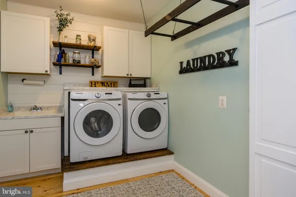 a bathroom with a sink and a tub