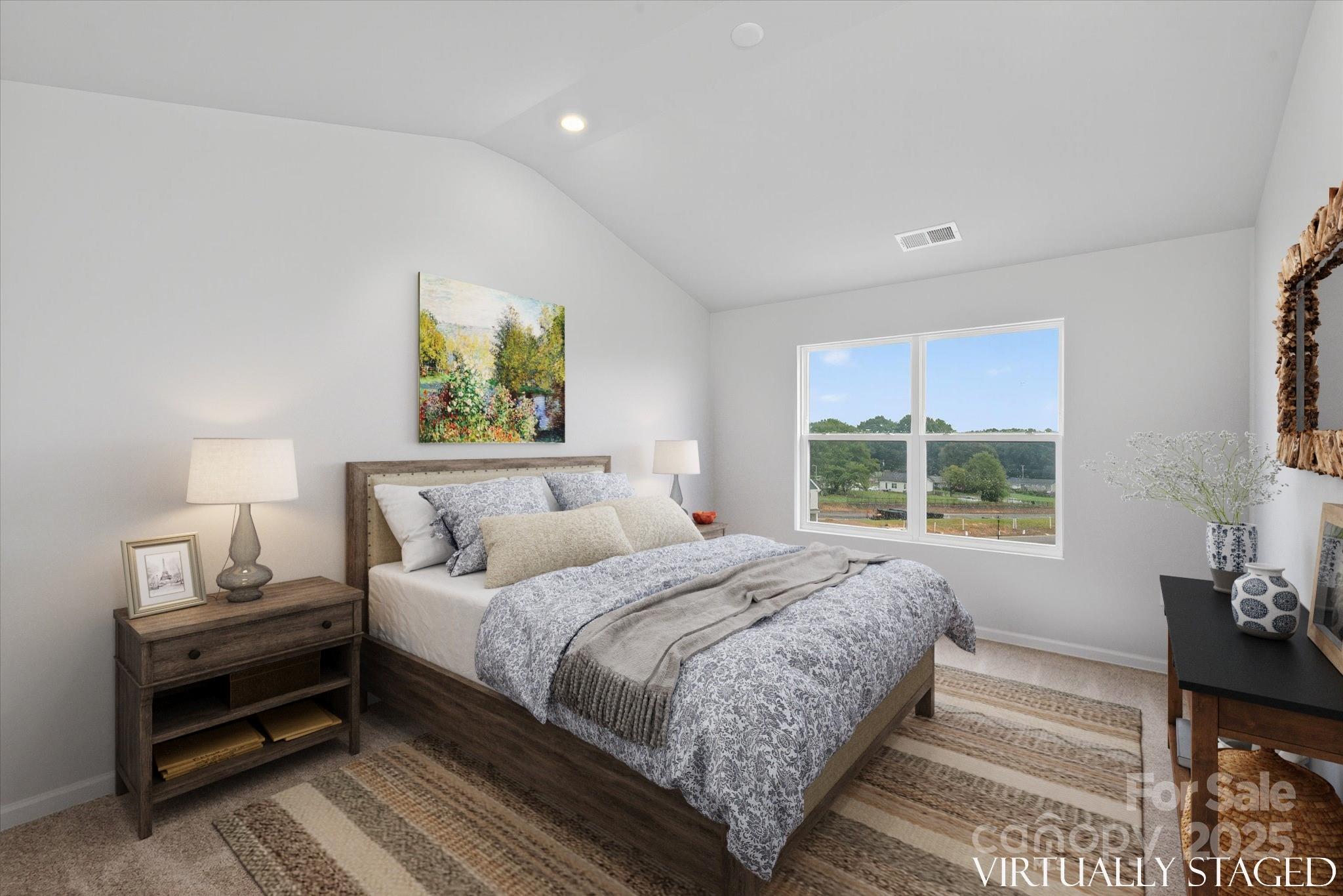 1834 Rhyne Elementary Drive Gastonia, NC 28052 - Photo 12 of 20 a bedroom with a bed and a window