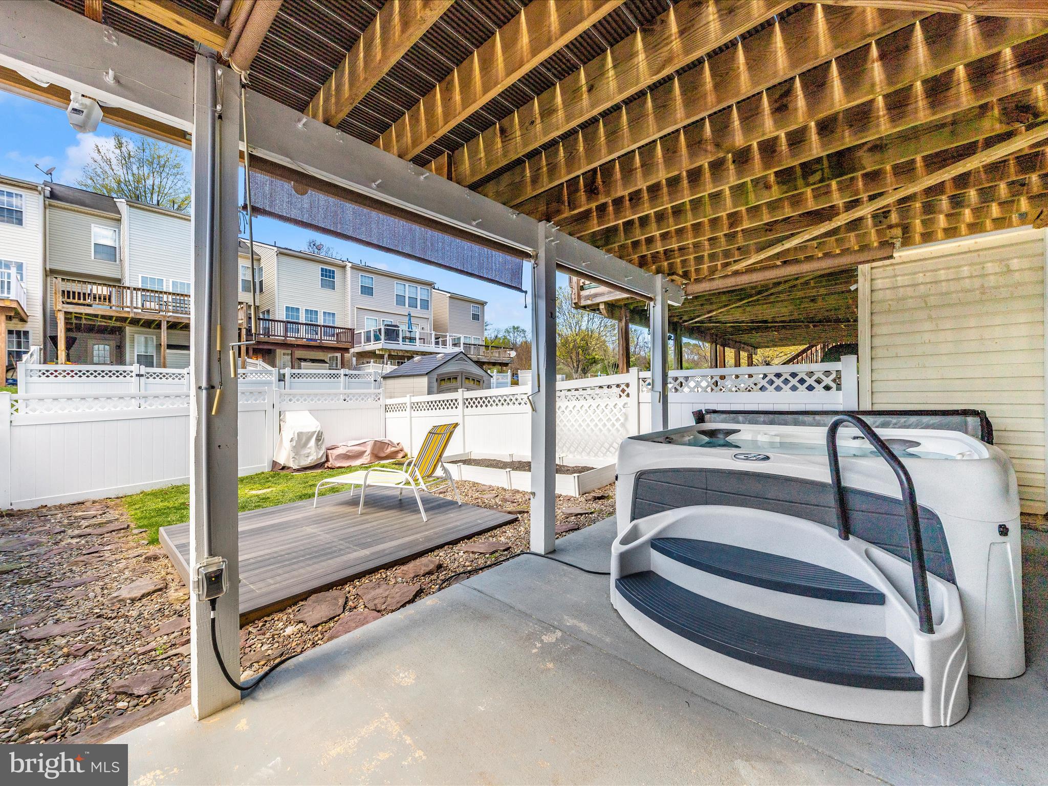 1351 Mare Street Ranson, WV 25438 - Photo 48 of 52 a view of a porch with furniture and a gate