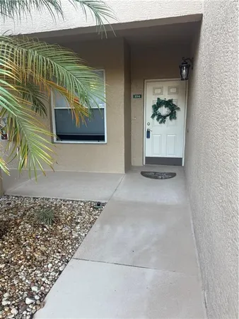a view of a front door of the house