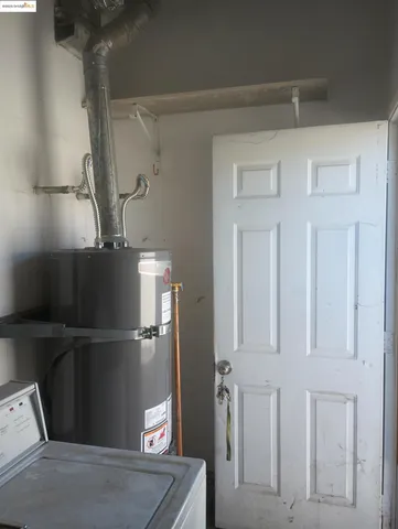 a view of water heater room