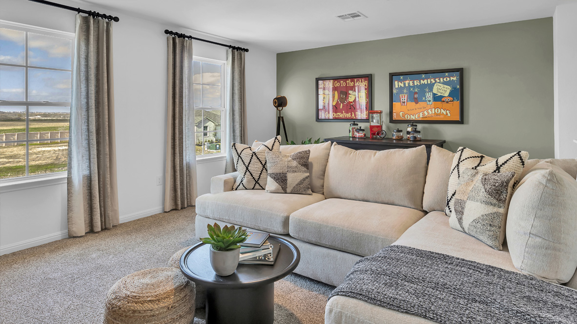 9709 Oxbow Strap Drive Austin, TX 78724 - Photo 21 of 26 a living room with furniture and a large window