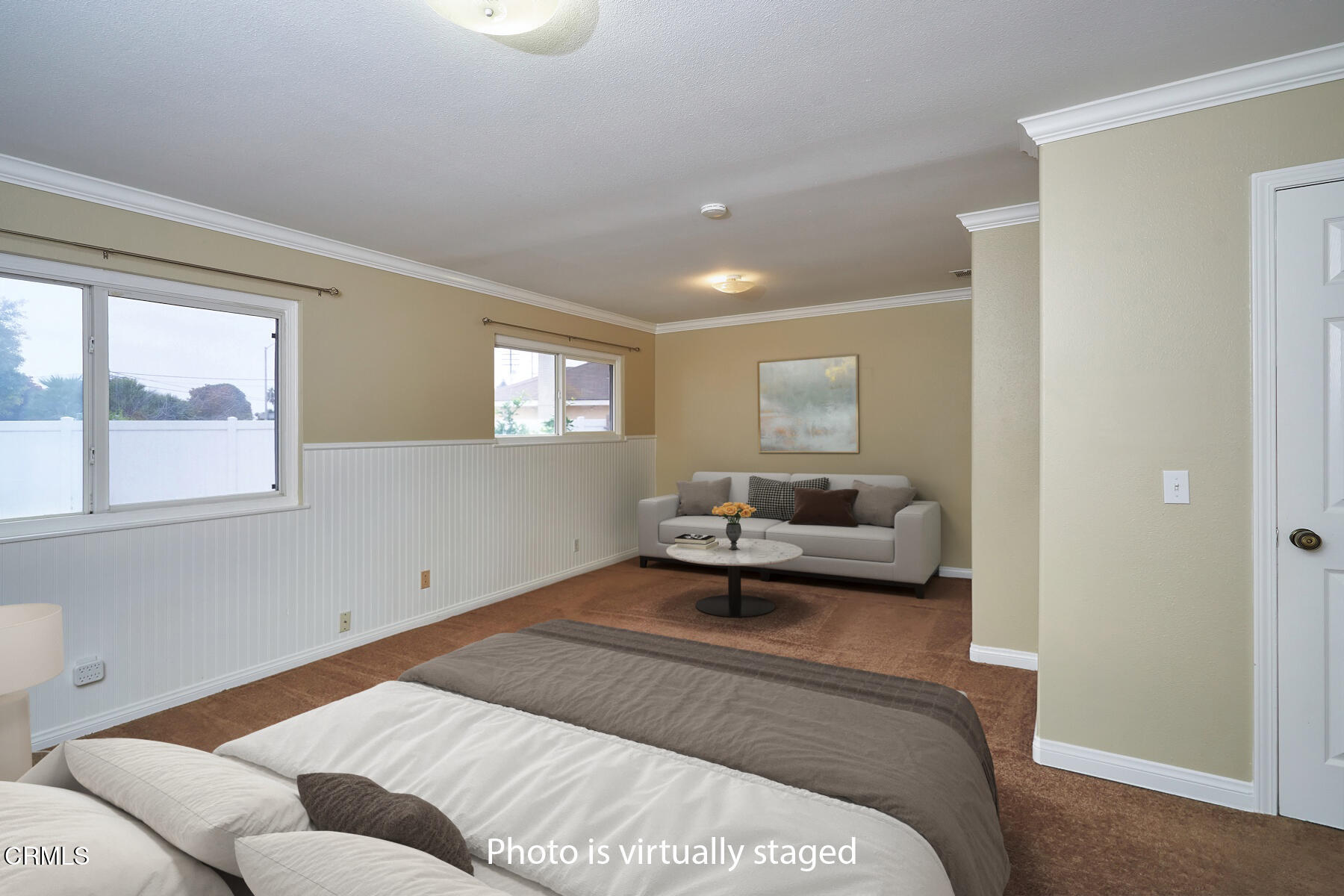 1700 Arlene Avenue Oxnard, CA 93036 - Photo 13 of 29 a bedroom with a bed and wooden floor