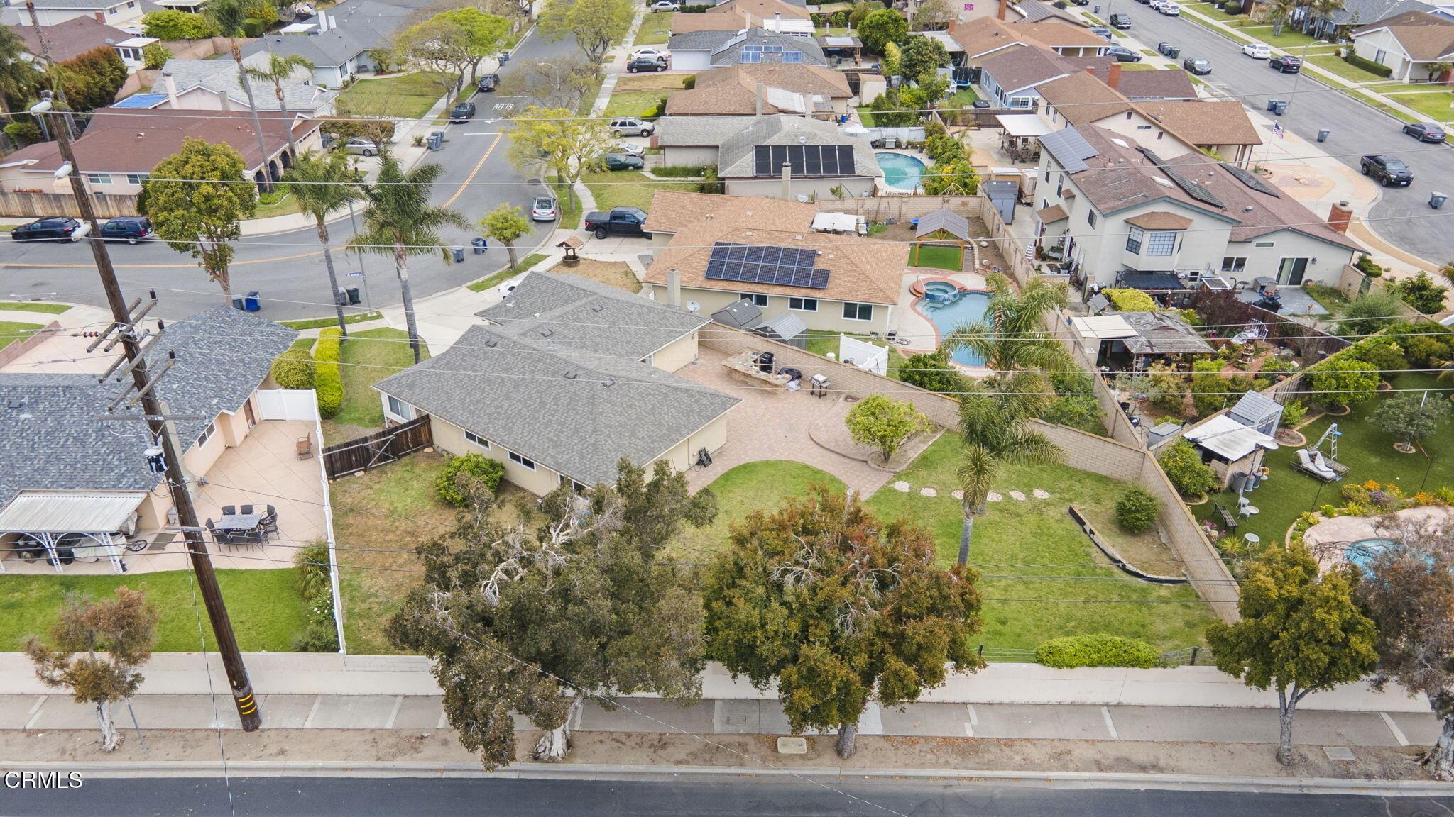 1700 Arlene Avenue Oxnard, CA 93036 - Photo 28 of 29 an aerial view of residential houses with yard and road