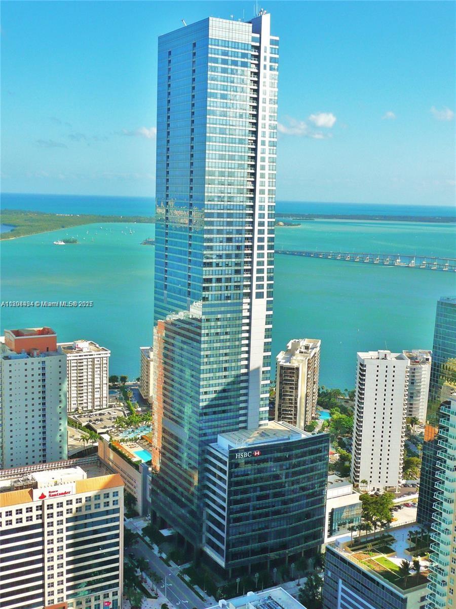 1435 Brickell Avenue, Unit 3307 Miami, FL 33131 - Photo 4 of 77 a view of a balcony with an ocean view