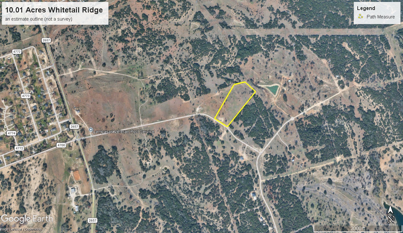 Tbd Whitetail Ridge Drive Kempner, TX 76539 - Photo 22 of 22 Map / location featuring property parcel outlined not a survey
