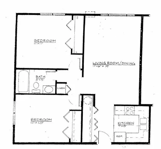 $675 | 107 North 4th Avenue, Unit 1, Parkers Prairie, MN 56361