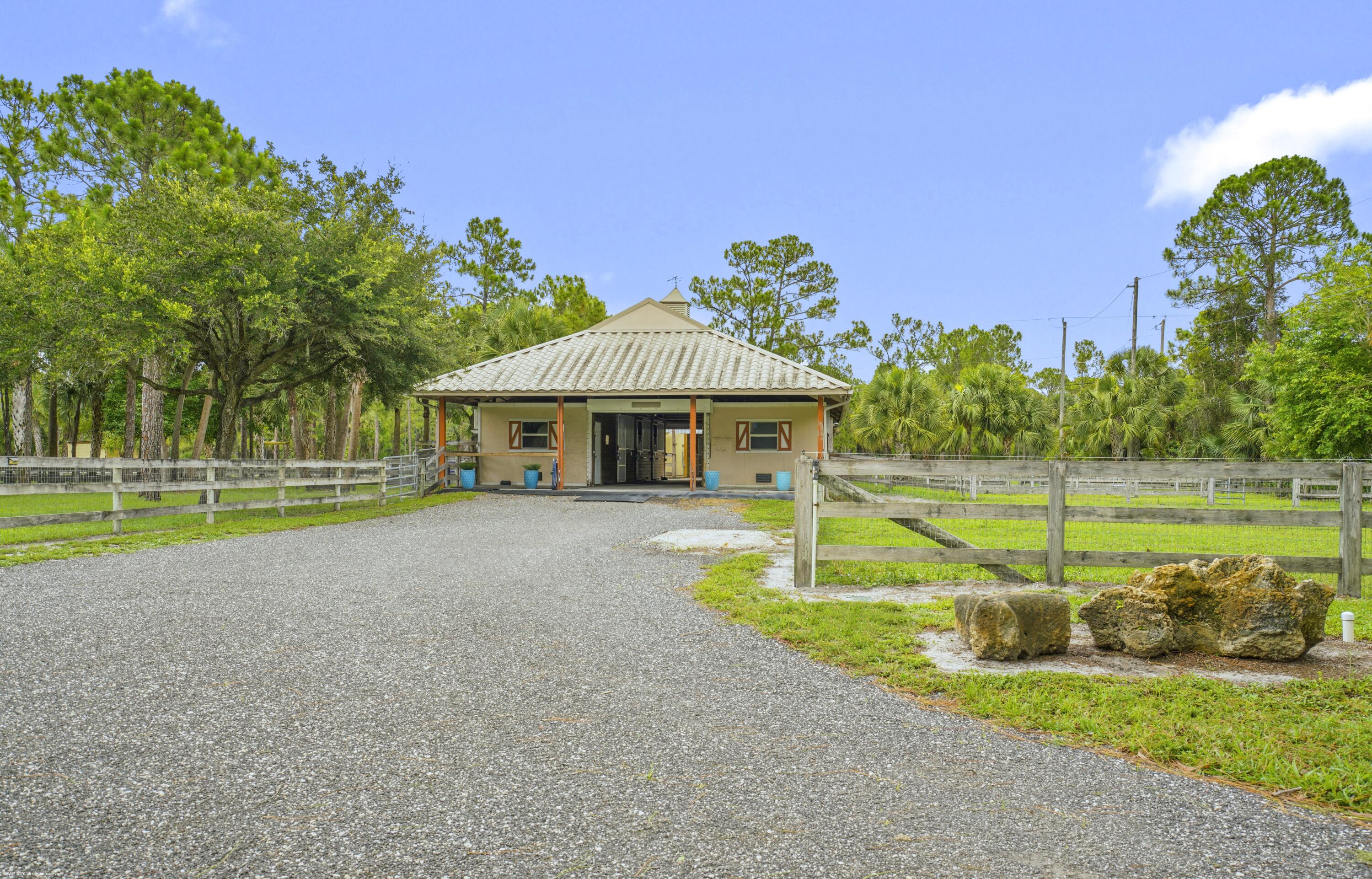 2560 Buck Ridge Trail Loxahatchee, FL 33470 - Photo 47 of 65 Barn front elevation