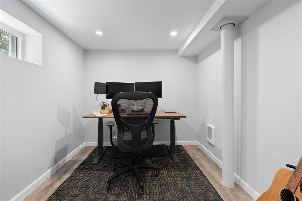 80 Baxter Street Melrose, MA 02176 - Photo 16 of 23 a view of workspace and wooden floor