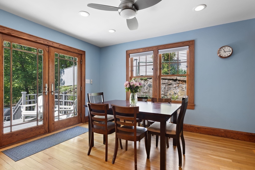 80 Baxter Street Melrose, MA 02176 - Photo 8 of 23 a view of a dining room with furniture window and wooden floor