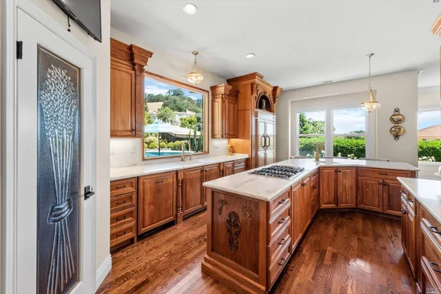 a spacious bathroom with a double vanity sink mirror and a bathtub