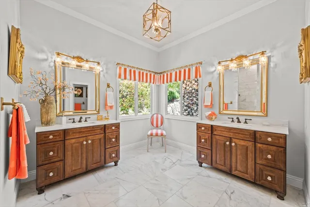 a front view of house with yard outdoor seating and barbeque oven