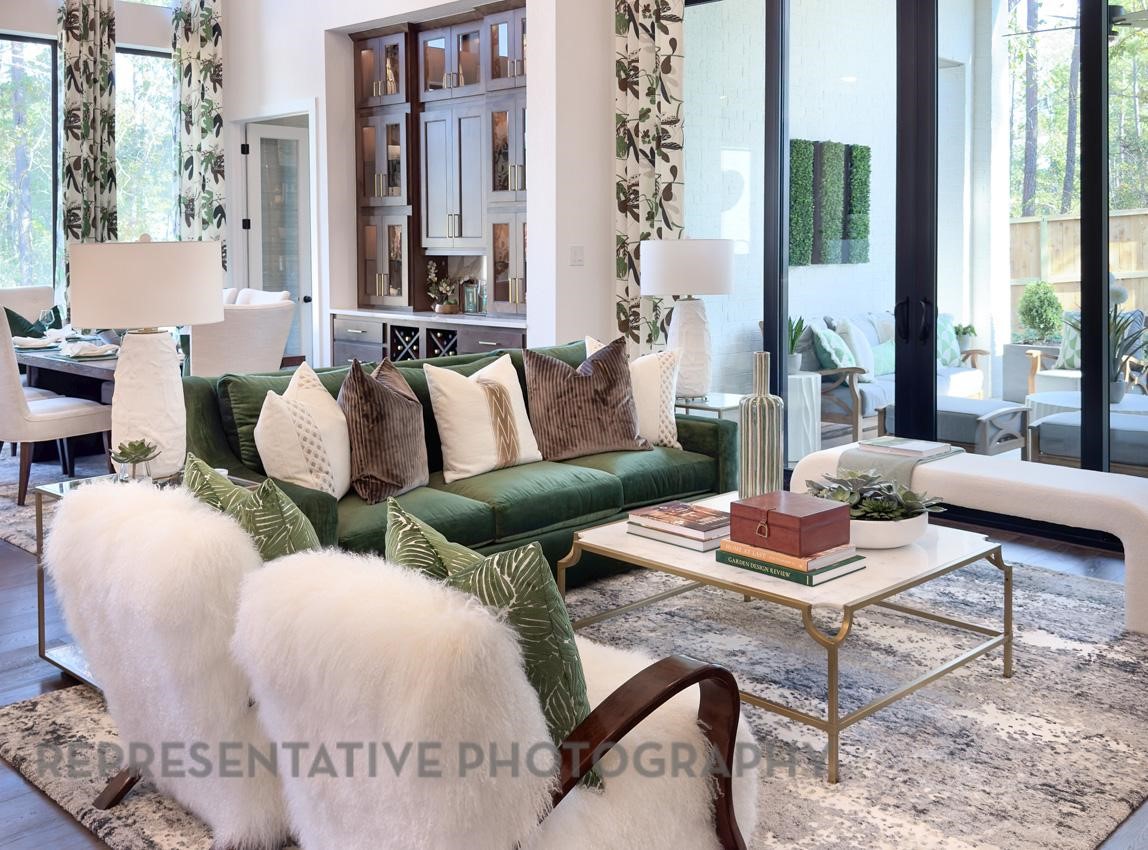 5402 Verona Ridge Drive Fulshear, TX 77406 - Photo 13 of 49 a living room with furniture and a large window