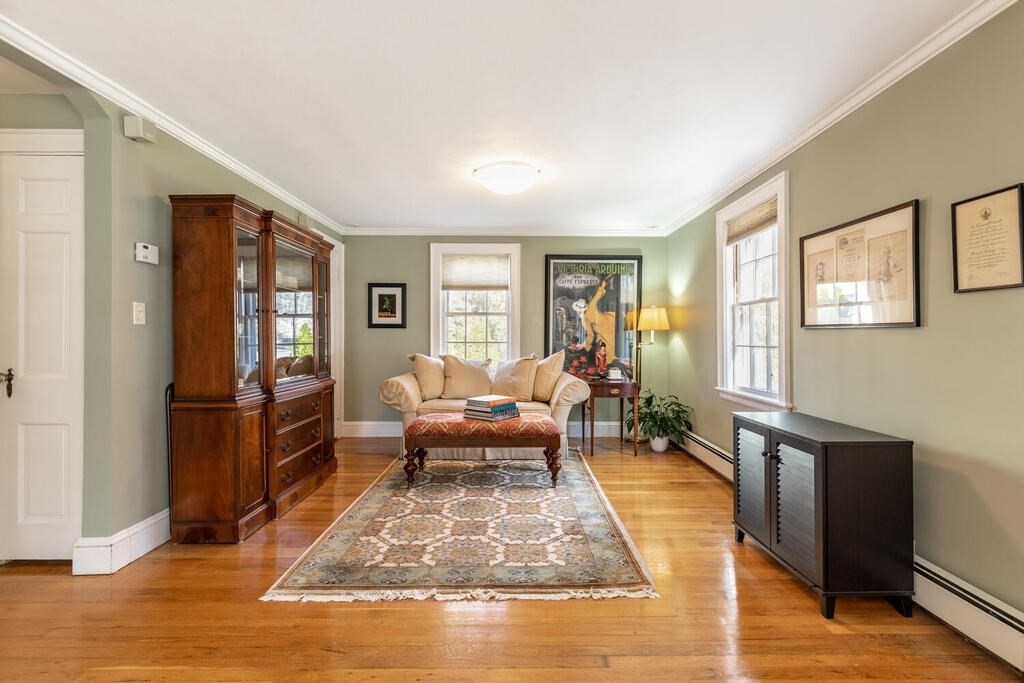 64 Wachusett Road Needham, MA 02492 - Photo 3 of 25 a living room with furniture wooden floor and a window