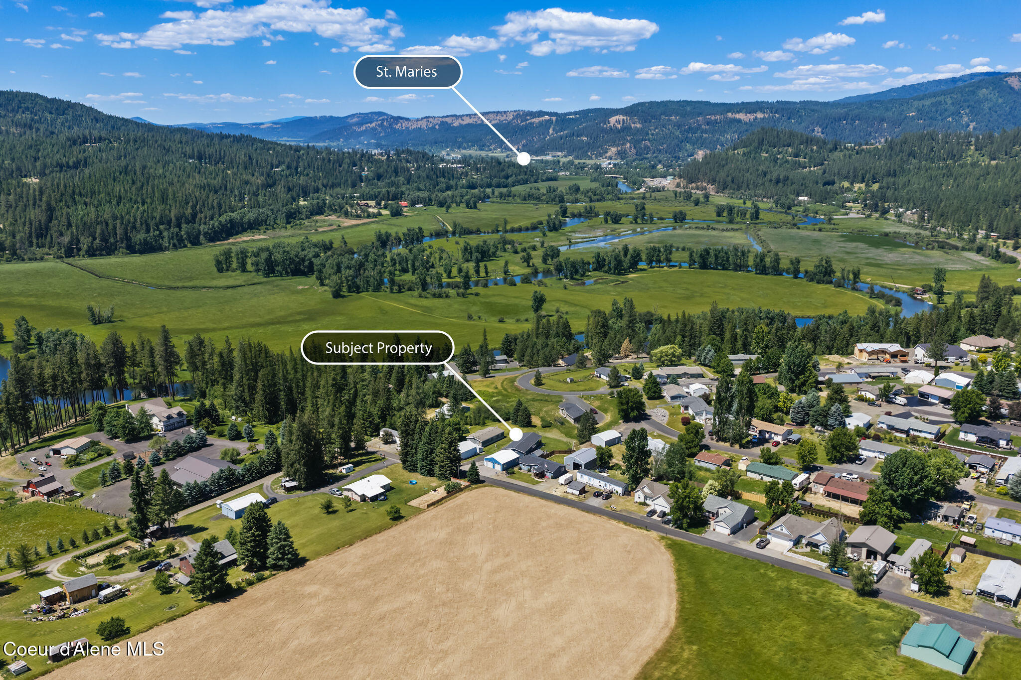 575 Garden Tracts Road St. Maries, ID 83861 - Photo 37 of 49 Drone