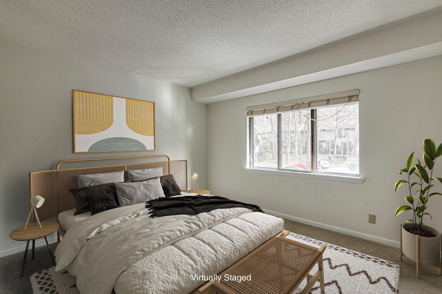3086 Colony Road, Unit E Durham, NC 27705 - Photo 20 of 30 Nice Size Secondary Bedroom for Visiting Guests!