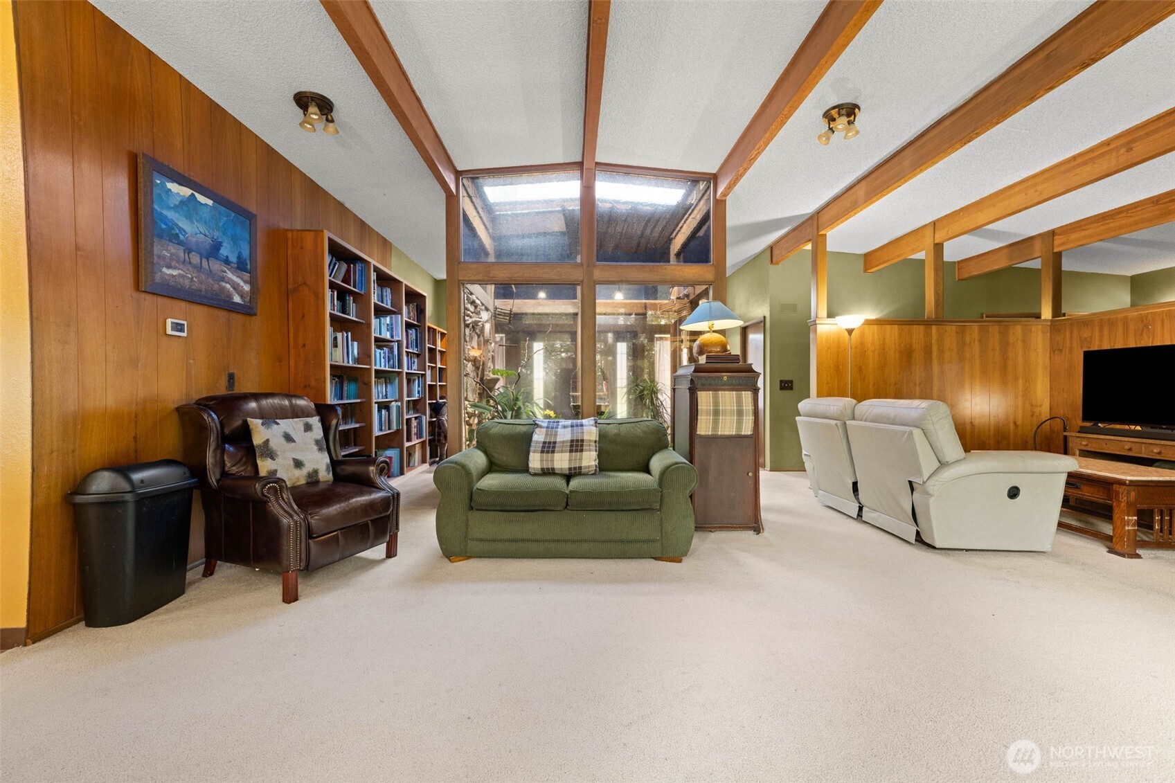 1007 Panorama Court Fircrest, WA 98466 - Photo 18 of 39 a living room with furniture and a flat screen tv