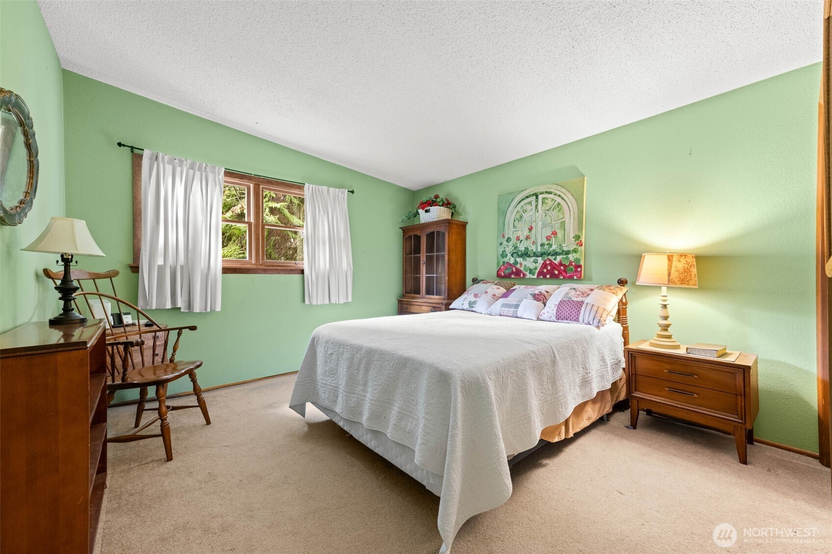 1007 Panorama Court Fircrest, WA 98466 - Photo 20 of 39 a bedroom with a bed chair and a window