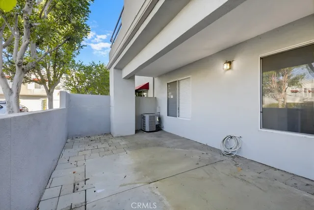 a view of a building with entryway