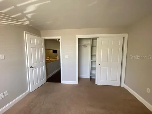 a view of a room with a empty space