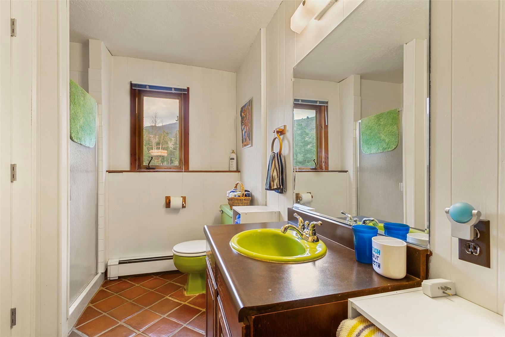 857 Deer Path Road Dillon, CO 80435 - Photo 26 of 29 a bathroom with a sink mirror and toilet