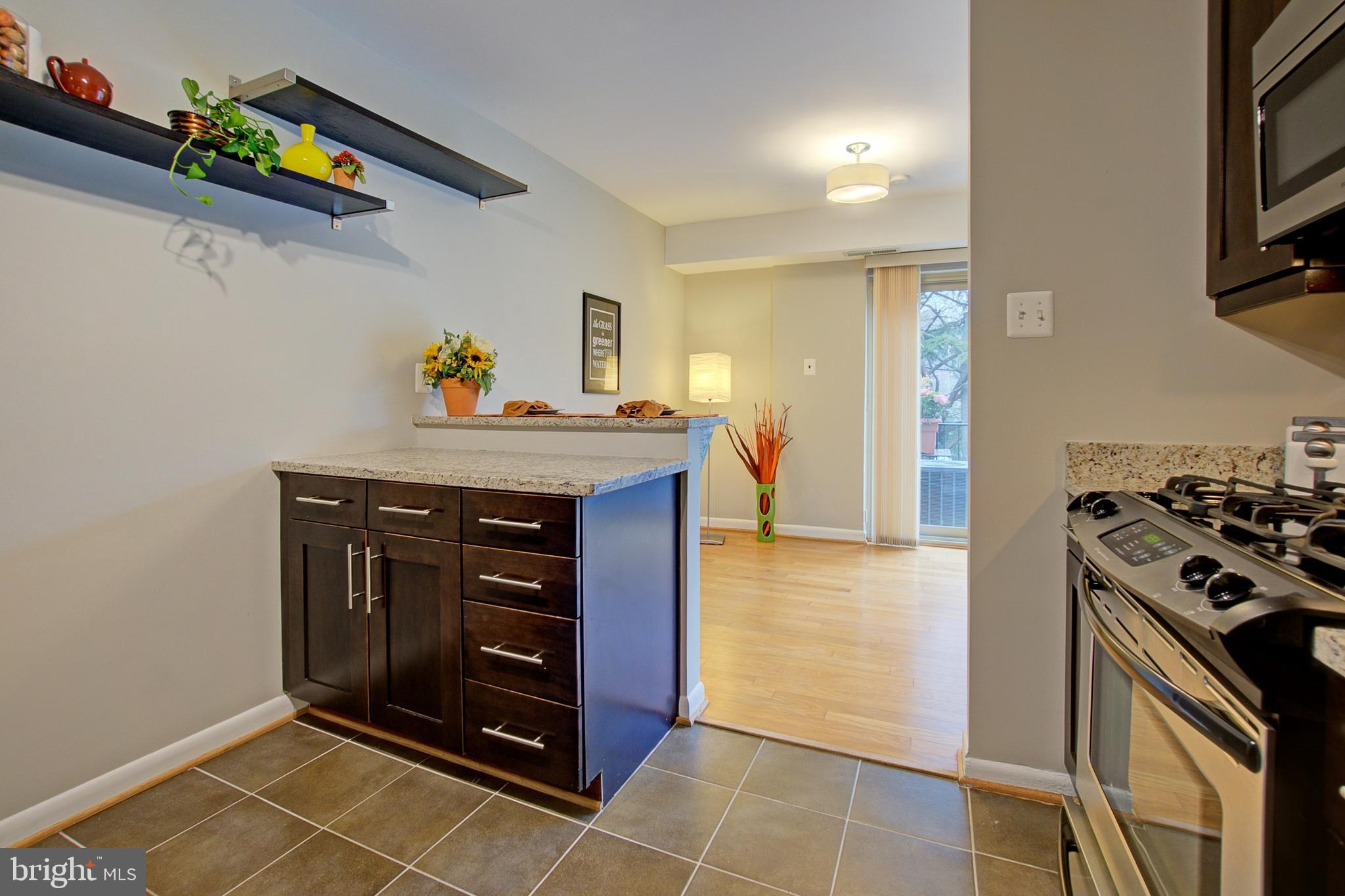 8706 Manchester Road, Unit 5 Silver Spring, MD 20901 - Photo 8 of 25 a kitchen with stainless steel appliances granite countertop a stove and a cabinets