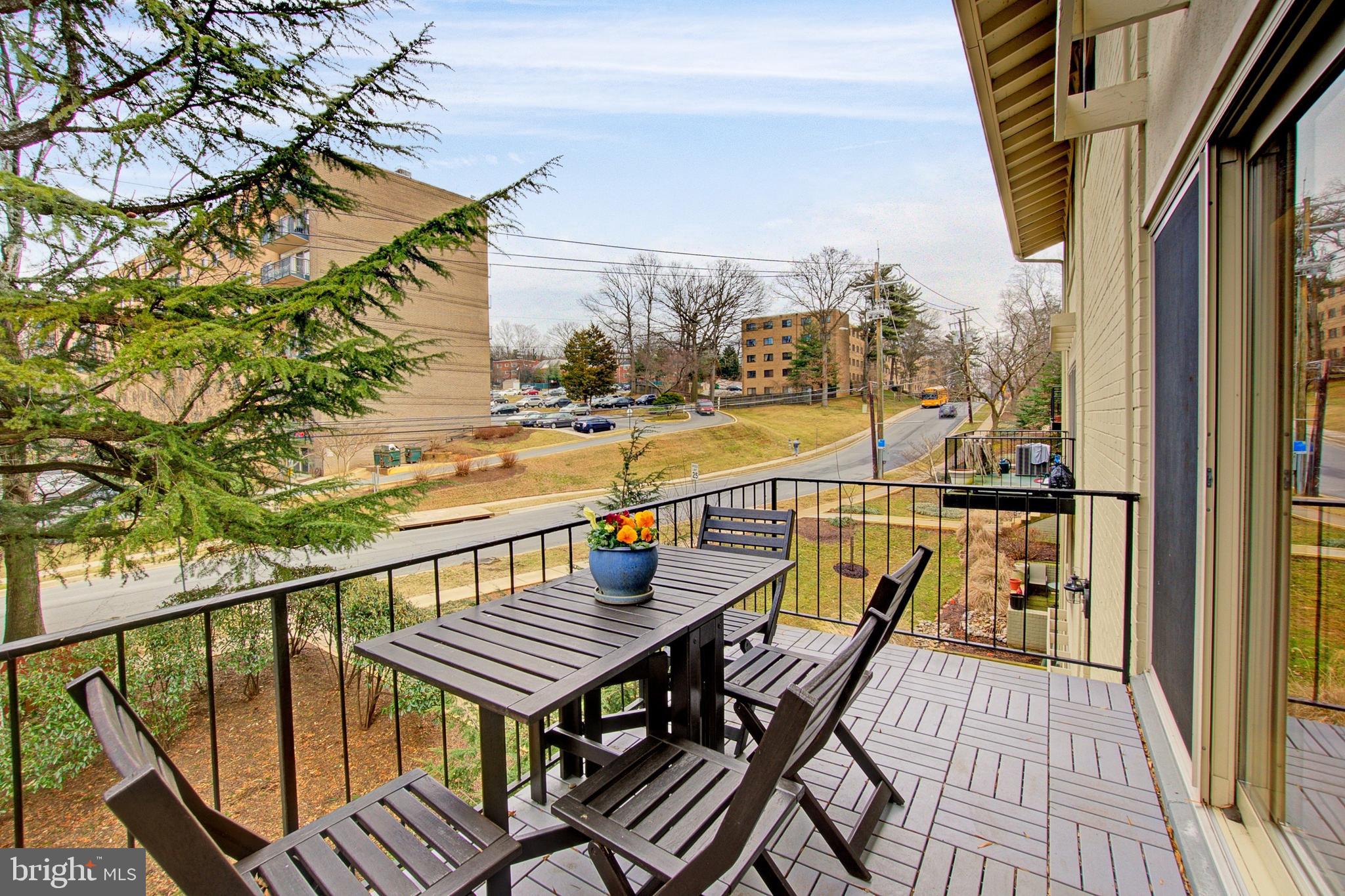 8706 Manchester Road, Unit 5 Silver Spring, MD 20901 - Photo 10 of 25 a view of a balcony with chairs