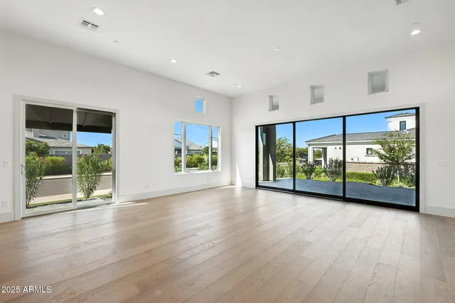 a kitchen with a sink stove and refrigerator