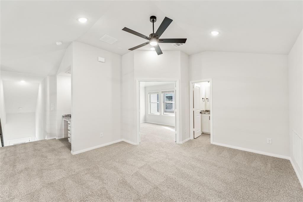 14505 Lovelace Street Pilot Point, TX 76258 - Photo 28 of 37 an empty room with ceiling fan and windows