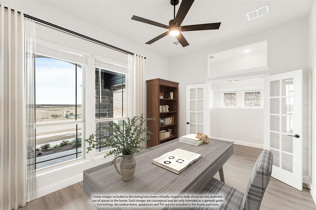 14505 Lovelace Street Pilot Point, TX 76258 - Photo 7 of 37 a living room with furniture a rug and a window
