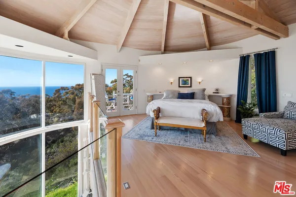 a view of a city from a terrace