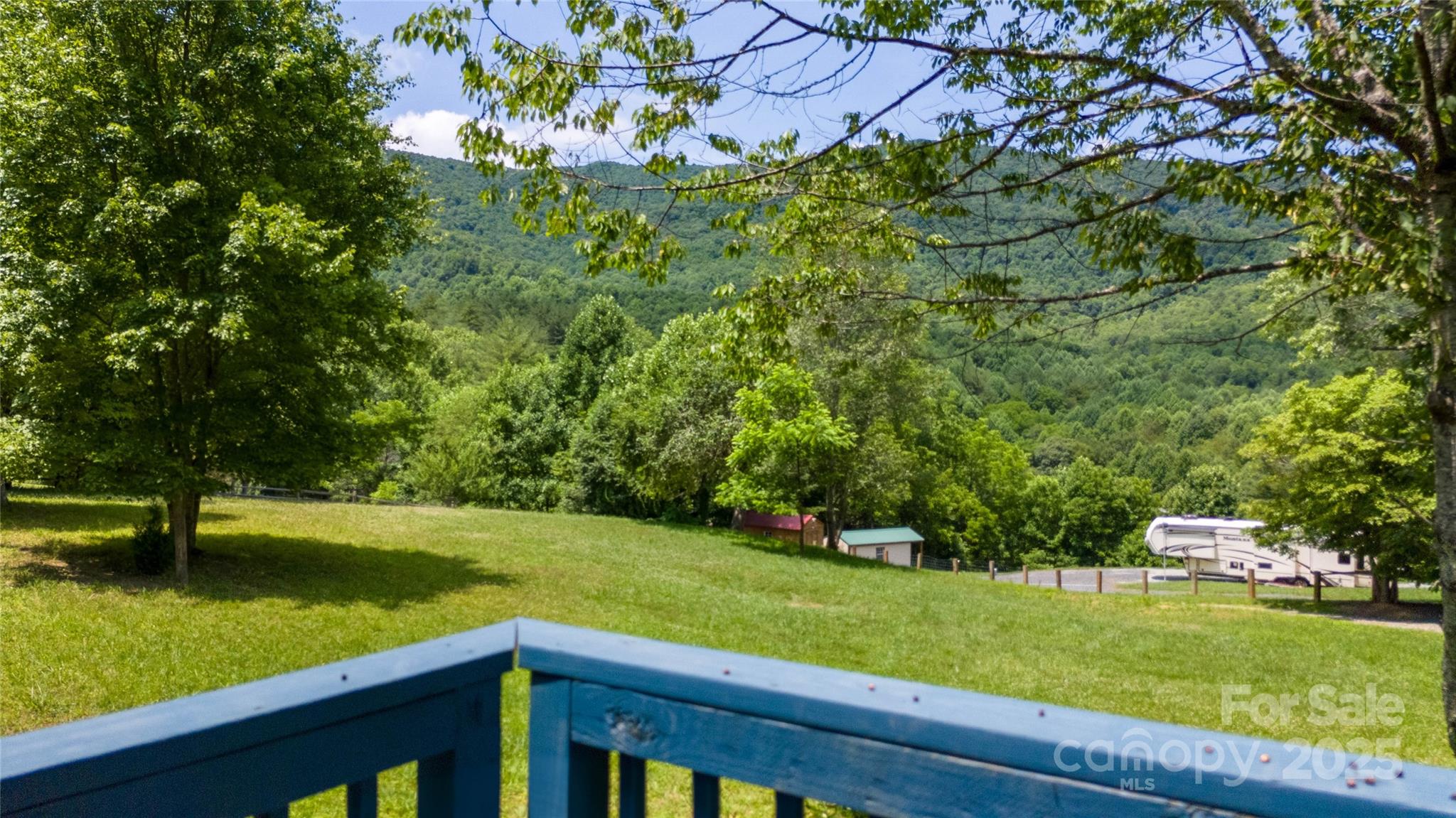 1960 Hanging Rock Road Spruce Pine, NC 28777 - Photo 13 of 47 a view of a garden with an outdoor space