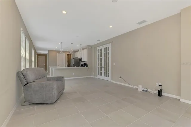 a view of empty room