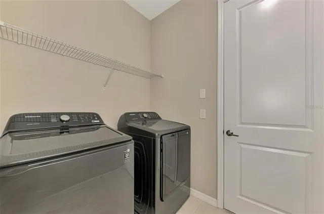 a view of a swimming pool with a porch