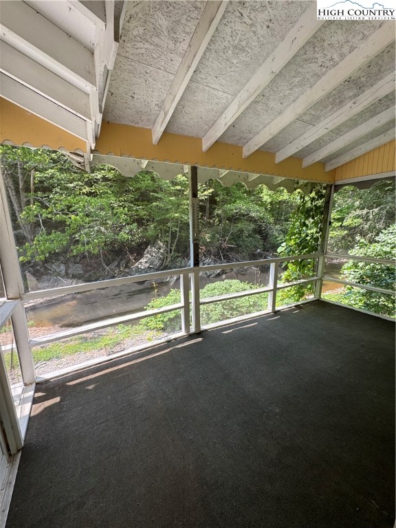 232 Cole Hollow Road Newland, NC 28657 - Photo 7 of 31 a view of a room with porch and outdoor seating