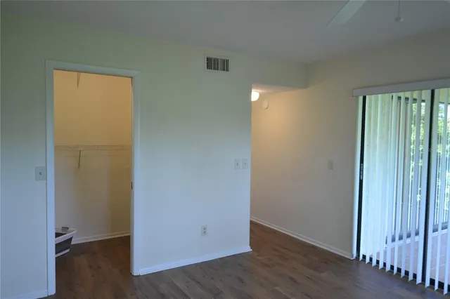 a view of a window in a room