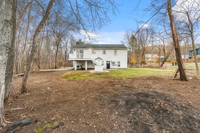 a house view with a outdoor space