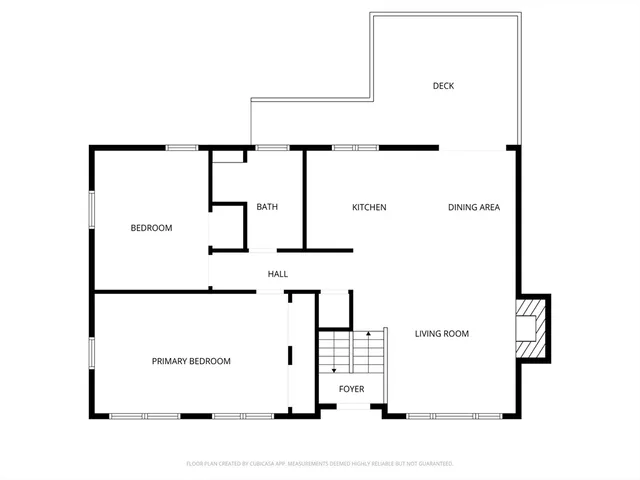 a picture of a bench in the window