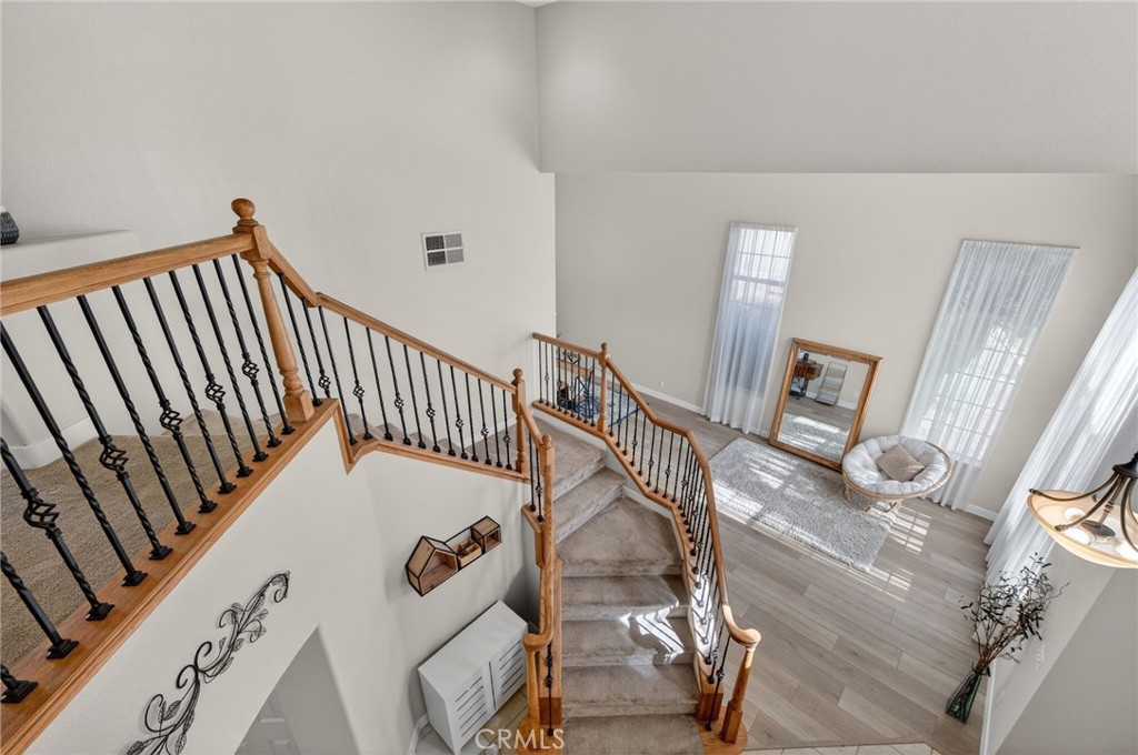 28322 Corte Ocaso Temecula, CA 92592 - Photo 41 of 75 a view of a livingroom with furniture and staircase